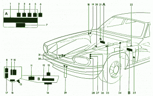 1987 Jaguar XJS Sedan Fuse Box Diagram