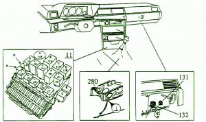 1989 Volvo 760 Front Fuse Box Diagram