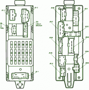 1991 Mazda 323 On Engine Fuse Box Diagram