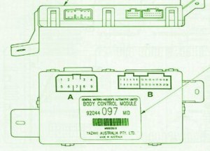 2002 VS Acclaim Fuse Box Diagram