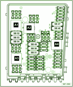 2008 Chevrolet ZR2 Fuse Box Diagram